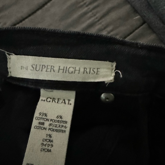 THE GREAT. Super High Rise Denim Jeans Sz 27 - Picture 5 of 5